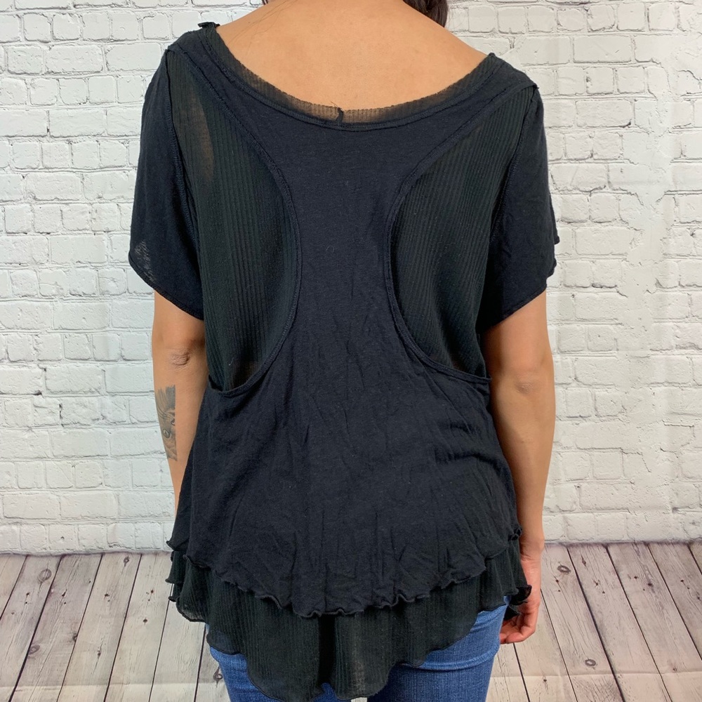 Free People Short Sleeve Top - Picture 2 of 8